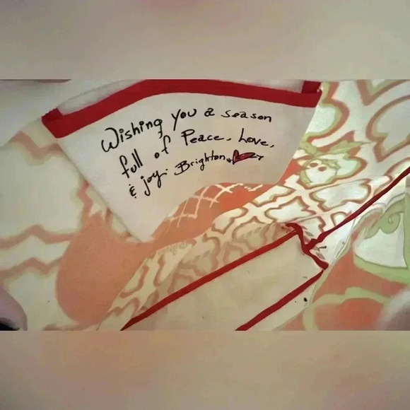 Brighton Love & Joy Canvas Tote Bag Christmas New With Tags - Picture 10 of 10